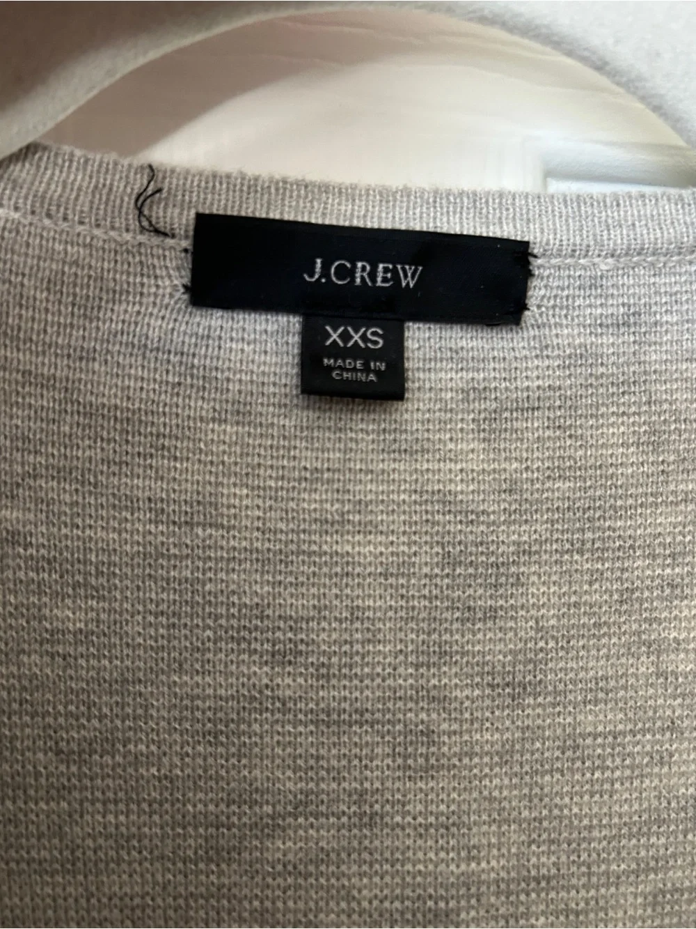 J. Crew Heather Gray Open-Front Long Cardigan